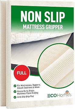 ECOHomes Non Slip Mattress Gripper Pad to Prevent Sliding Full | Stop Mattress, Keep Topper from Sliding, Anti Slip, Grip Pads Holder Stop Couch Cushion, Sofa Cushions, Patio & Furniture