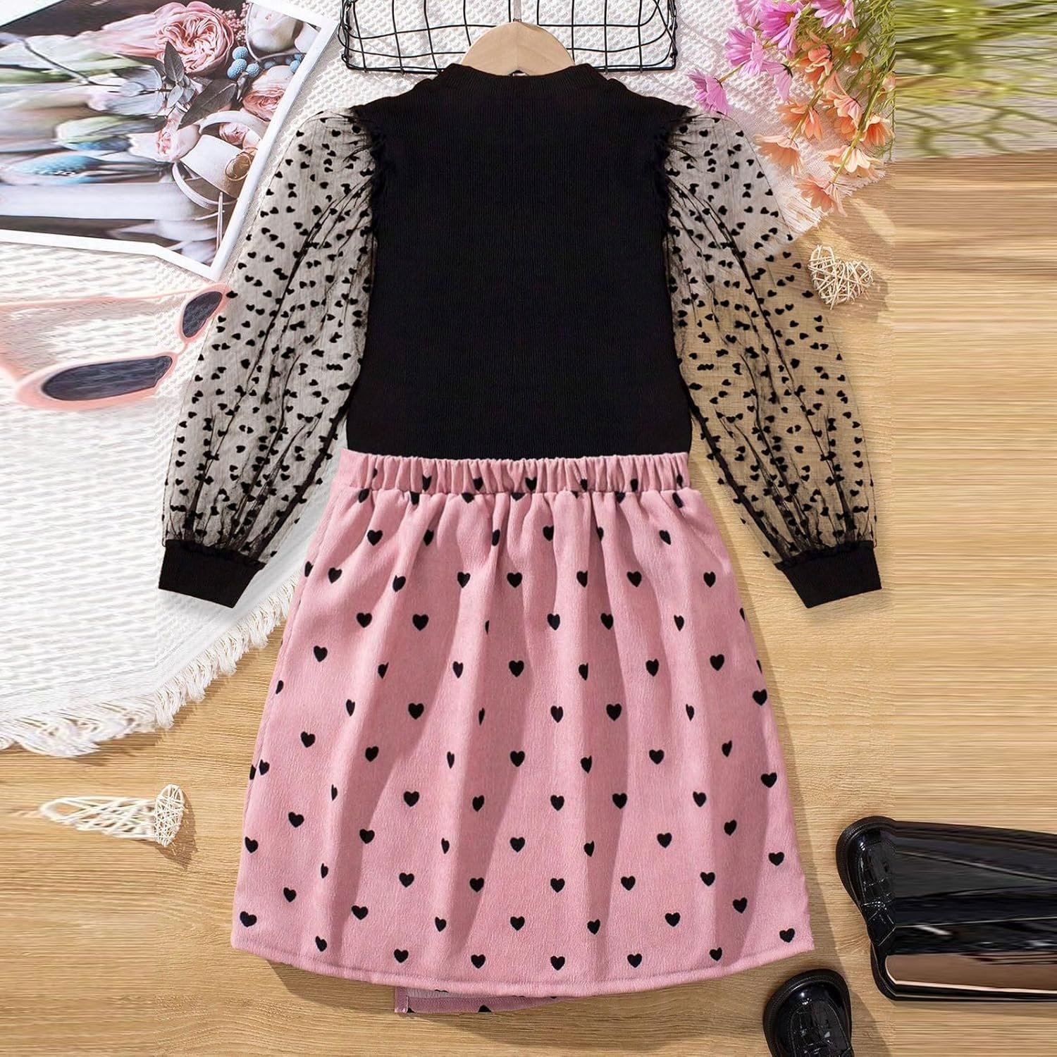 チェック柄スカート160と水玉模様スカートセット150 他 チェック柄スカート160と水玉模様スカートセット150 他