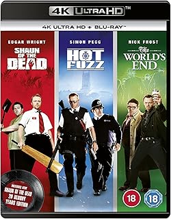 Three Flavours Cornetto Trilogy (Shaun of the Dead / Hot Fuzz / The World's End) [4K Ultra HD + Blu-Ray]