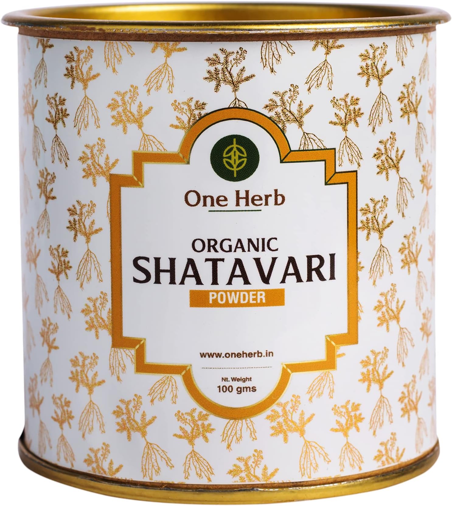 One Herb - Organic Shatavari Powder 100g for Women || Asparagus Racemosus || Helps Improve Lactation || Helps Improve Immunity || Helps in Menopause || Ayurveda || Herbs