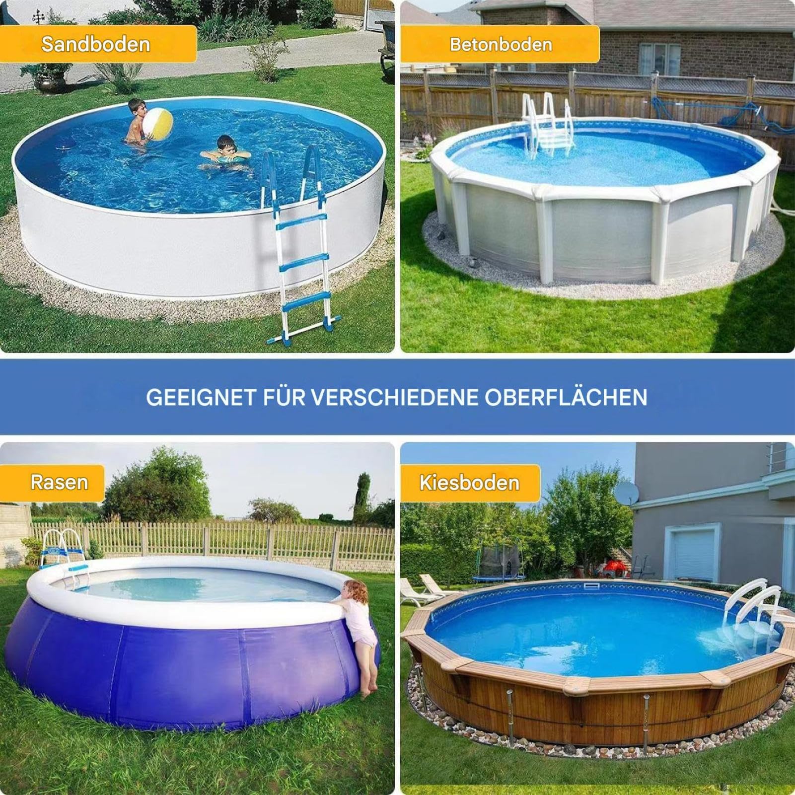 Generisch Base di ricambio per piscina