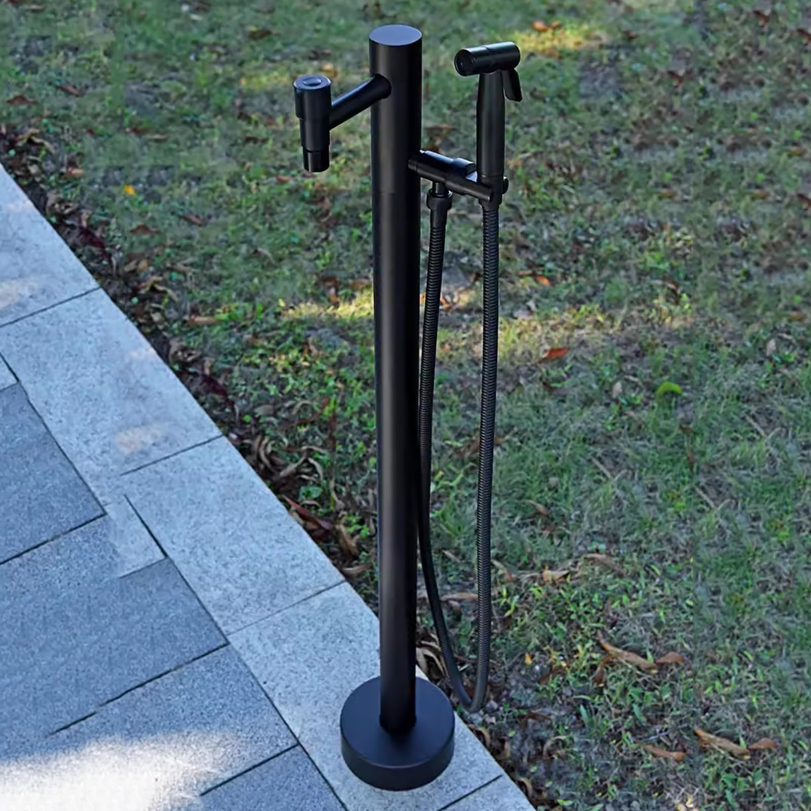BHGFYXBS Stainless Steel Vertical Garden Water Column, Water Fountain Courtyard Retro Post Faucet, For Home Garden Insulation And Antifreeze, Used For Irrigation And Watering,C