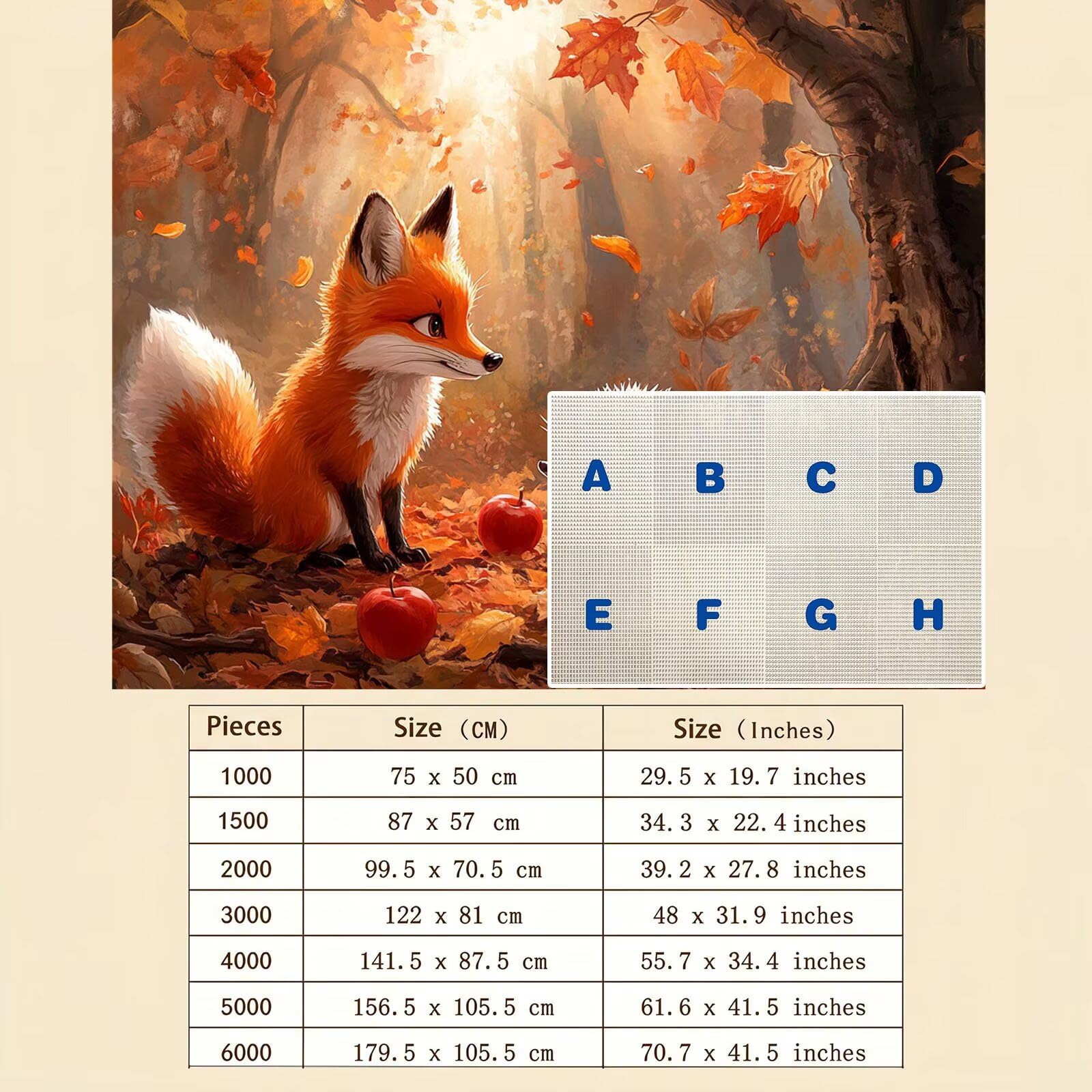Puzzle 4000 Pezzi Classici, Puzzle Cartone animato riccio 141 x 87 cm, Gioco Educativo e Antistress in Legno con Poster Incluso, Ttività DIY per Famiglia, Regalo per Appassionati, Decor Parete, f0-544