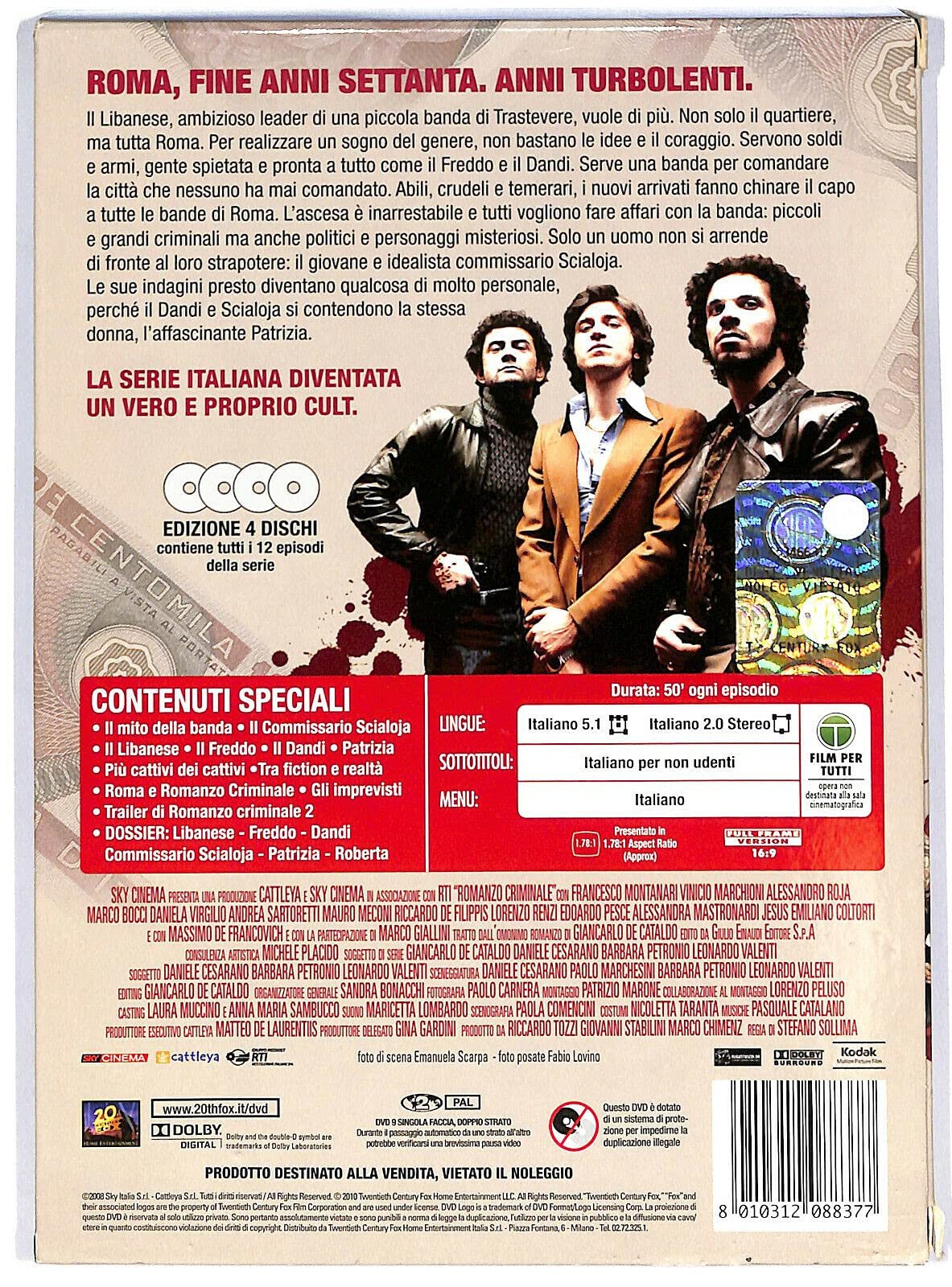 Romanzo Criminale Stg.1 (Box 4 Dvd)