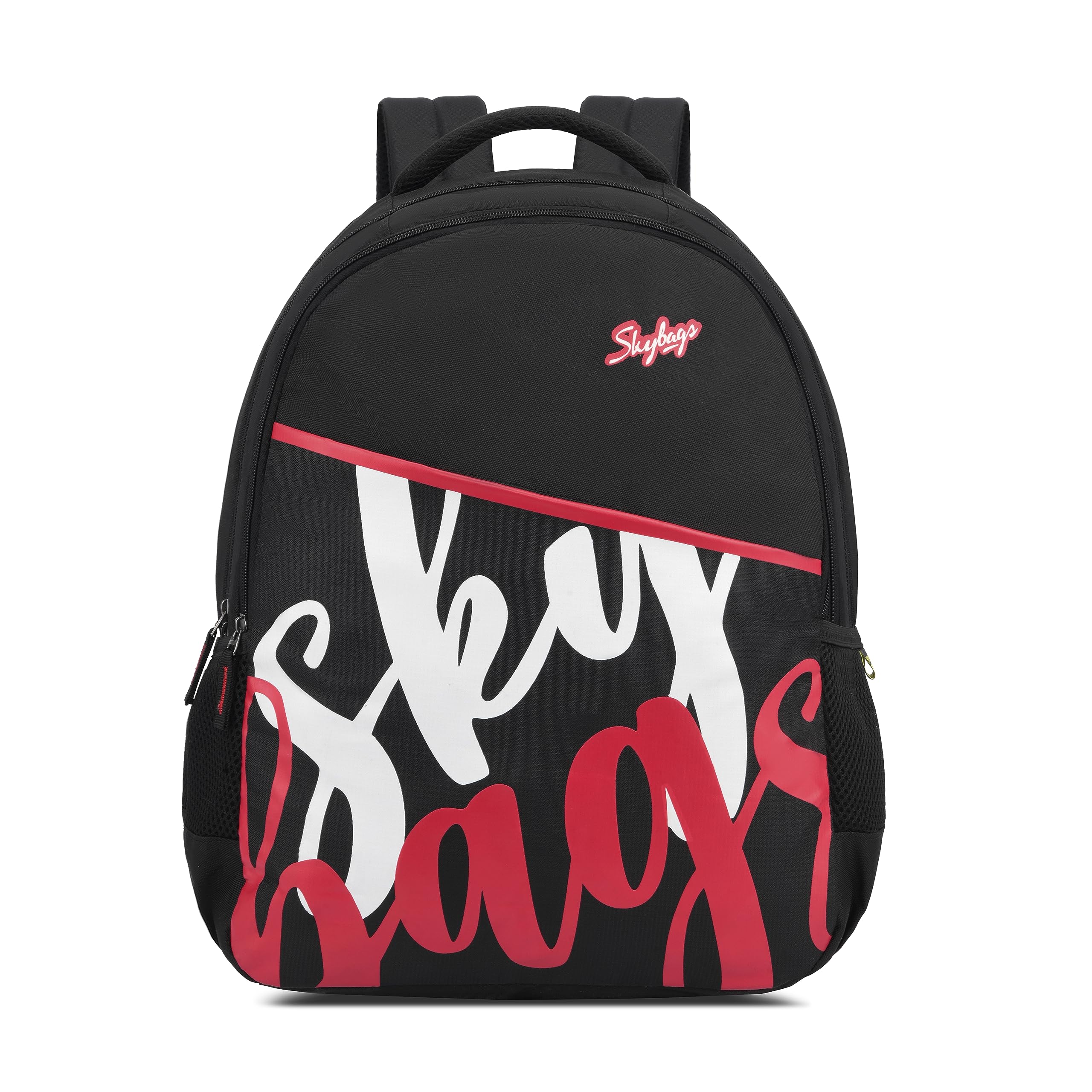 skybags Qube 02 28 Litre Casual School Standard 3 Compartment Backpack Black-picture-29