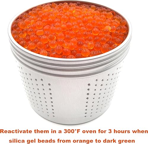 Miniatura 4 de Deshumidificador seguro para pistolas, absorbentes de humedad, FULLBOW 7.05 oz de gel de sílice deshumidificador para caja fuerte y armarios (3