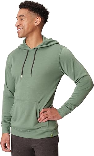 Men's Merino Pro-Knit Hoodie By Woolly RWS Certified Warm, Soft, Seattle Designed