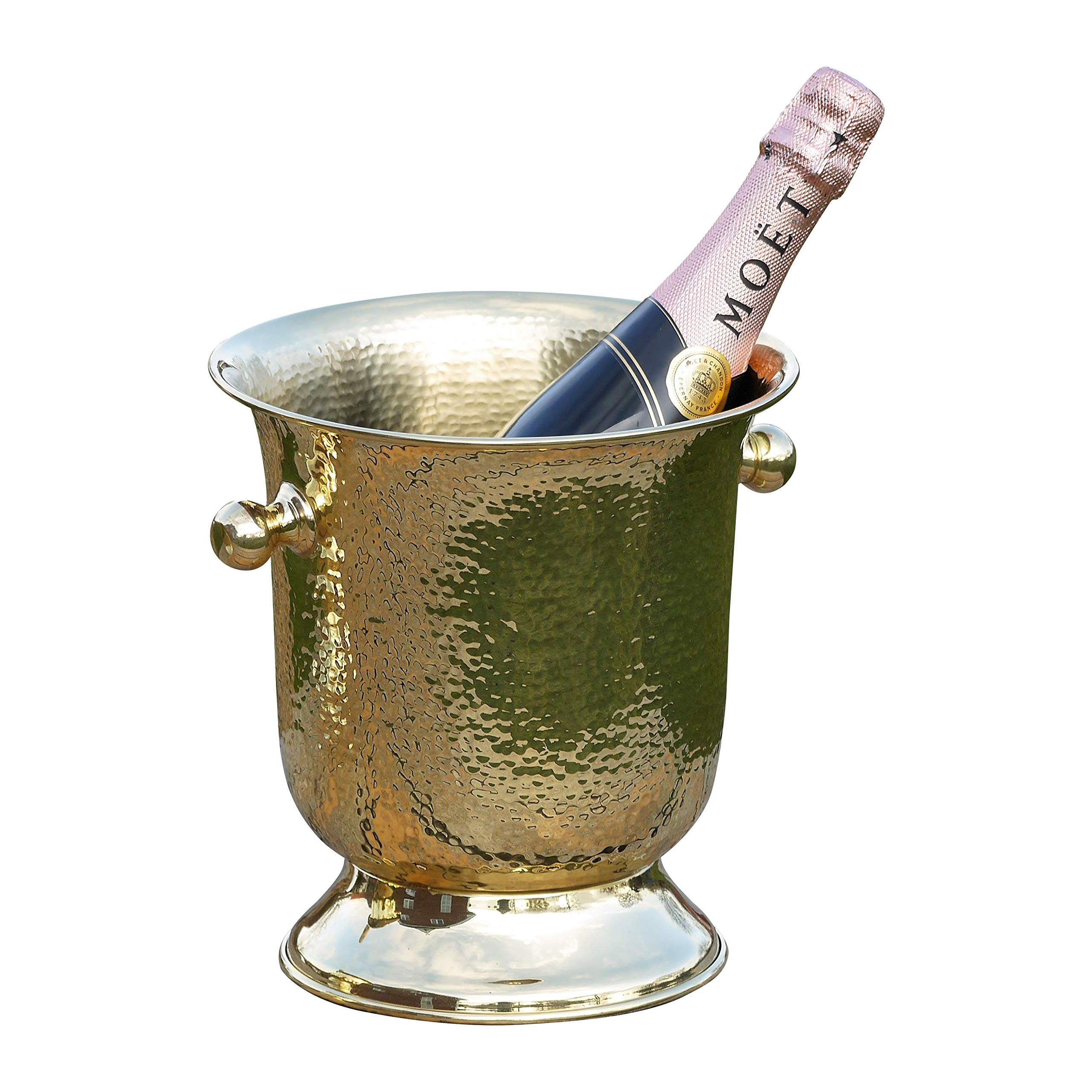 Seau à champagne et champagne martelé Monrepos Design