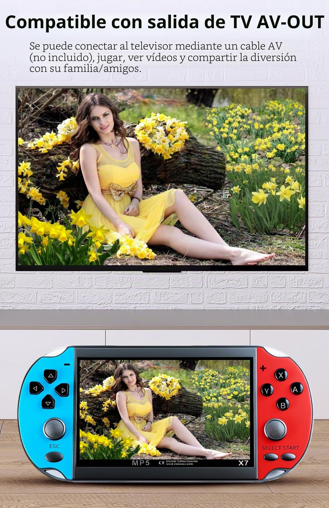 4,5 Pulgadas Consola de Juegos Retro Múltiples Simuladores 3000 Juegos Gratis Integrados Compatible con Video/Música Juguetes Portátiles Juegos Electrónicos de Viaje Regalos para Niños