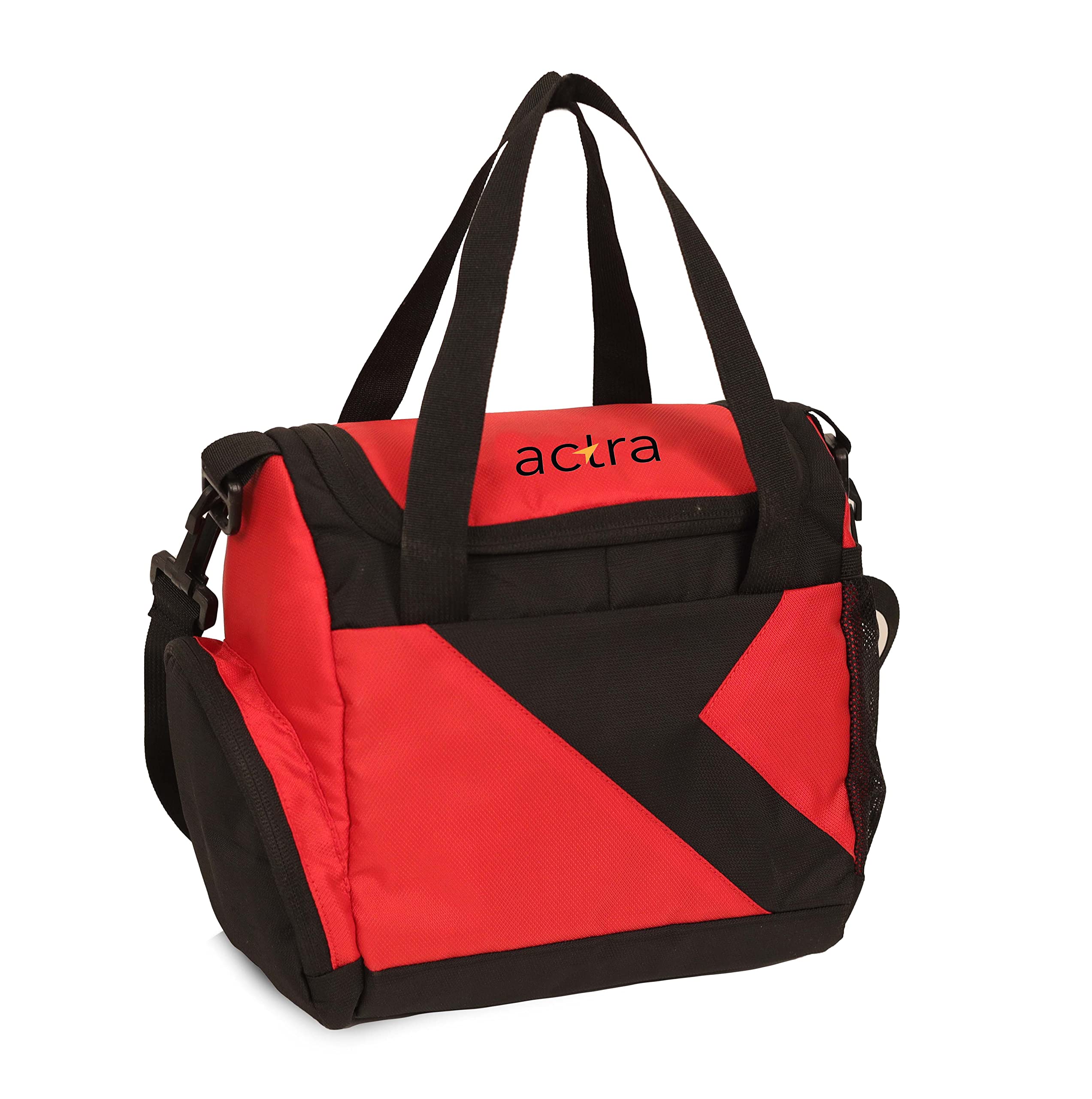 Actra Pronto Insulated Premium Lunch Bag for Office Men, Women and Kids - Tiffin Bag for School, Picnic, Camping, Outdoor | Can Carry Upto 4 Boxes (8 litres, Red) (B09J97Z4TQ) Amazon Price History, Amazon Price Tracker