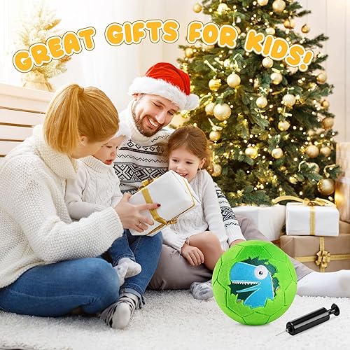 Miniatura 8 de ZOOJOY Pelotas de fútbol de interior para niños pequeños de 1 a 3 años, pelota de fútbol inflable silenciosa de felpa suave tamaño 3 para niños de 3