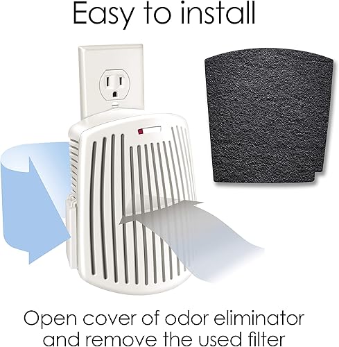 Miniatura 5 de Hamilton Beach TrueAir Filtro de carbono de repuesto para eliminadores de olores basura común para el hogar mascotas humo y baño 1 paquete 04290G