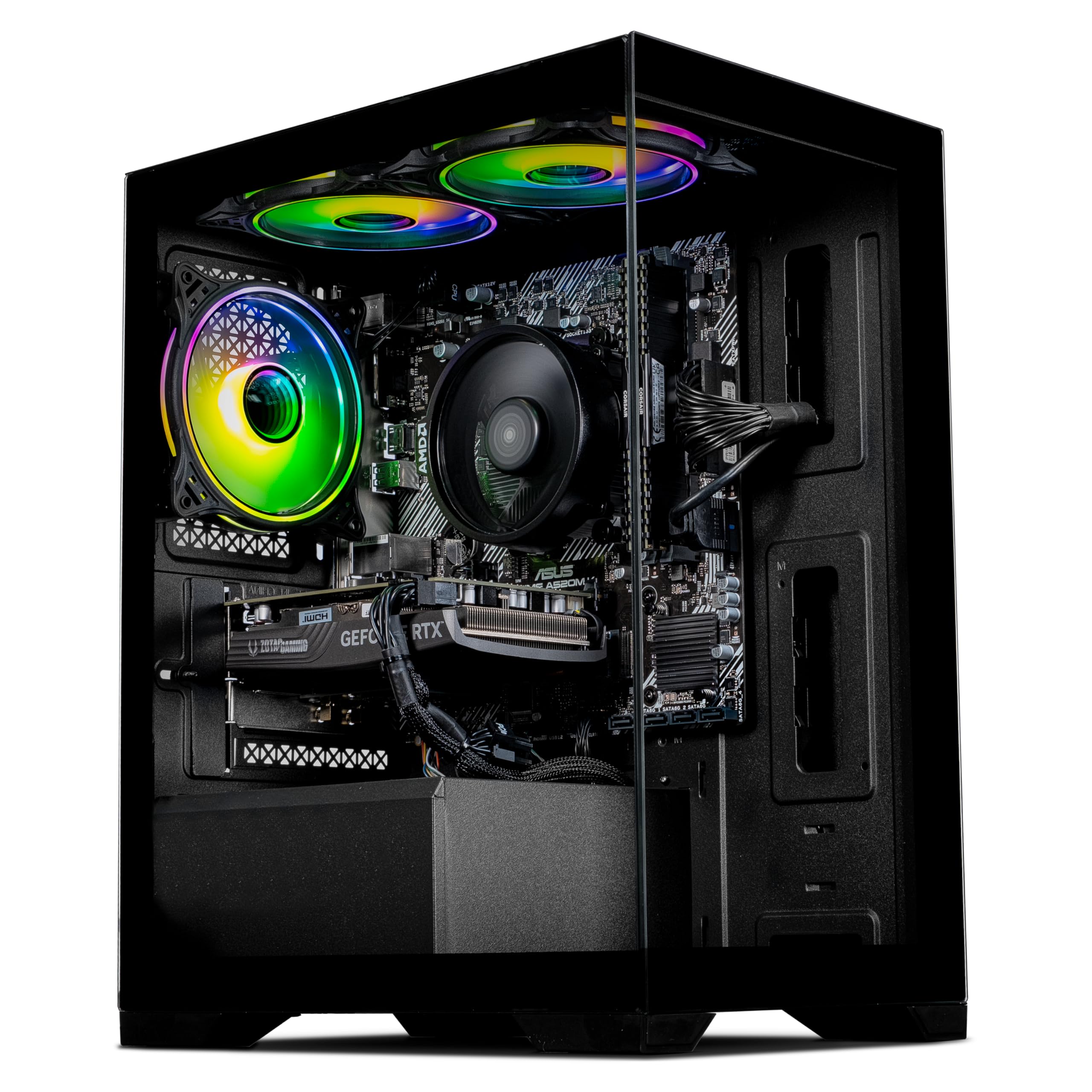 SCAN Aspect Gaming PC | RTX 4060 8GB | Ryzen 5 5500 (6 Core/12 Thread) | 16GB RAM | 1TB M.2 SSD | Dynamic RGB Lighting | WiFi | Streaming Ready | Windows 11