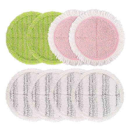 Electric Mop Pads, Floor Cleaning Pads 6.3inch Spin Scrubber Pads (8 Pack)