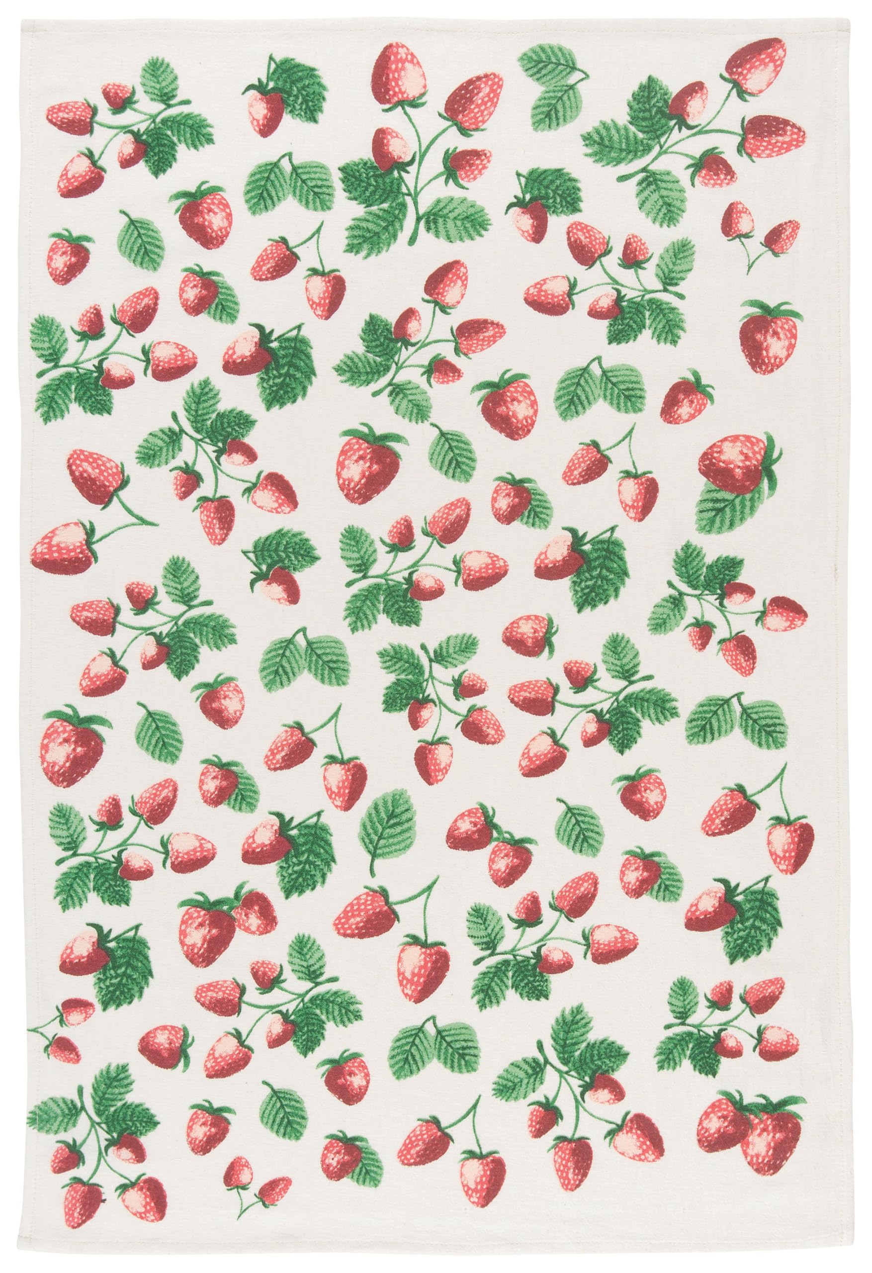 Now Designs Berry Patch bawełniany worek mąki kuchenne ręczniki do naczyń 50 x 76 cm, zestaw 3 szt., czerwony, niebieski, zielony, biały