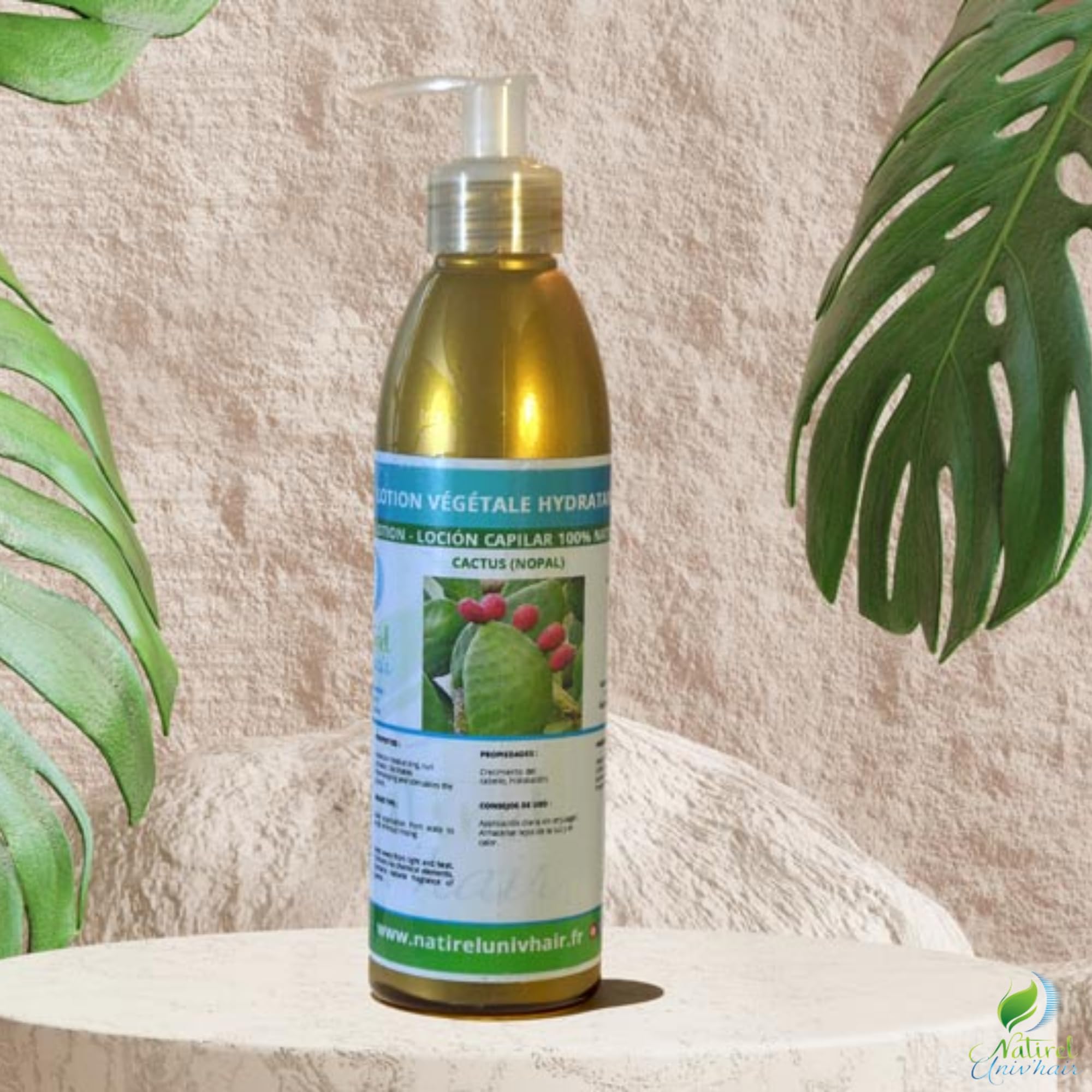 100 % natürliche Lotion auf Basis von Kaktus, Haarserum, feuchtigkeitsspendend, intensive Pflege ohne Ausspülen für trockenes und geschädigtes Haar, Leave-In Styling-Produkte, Behandlungen für das