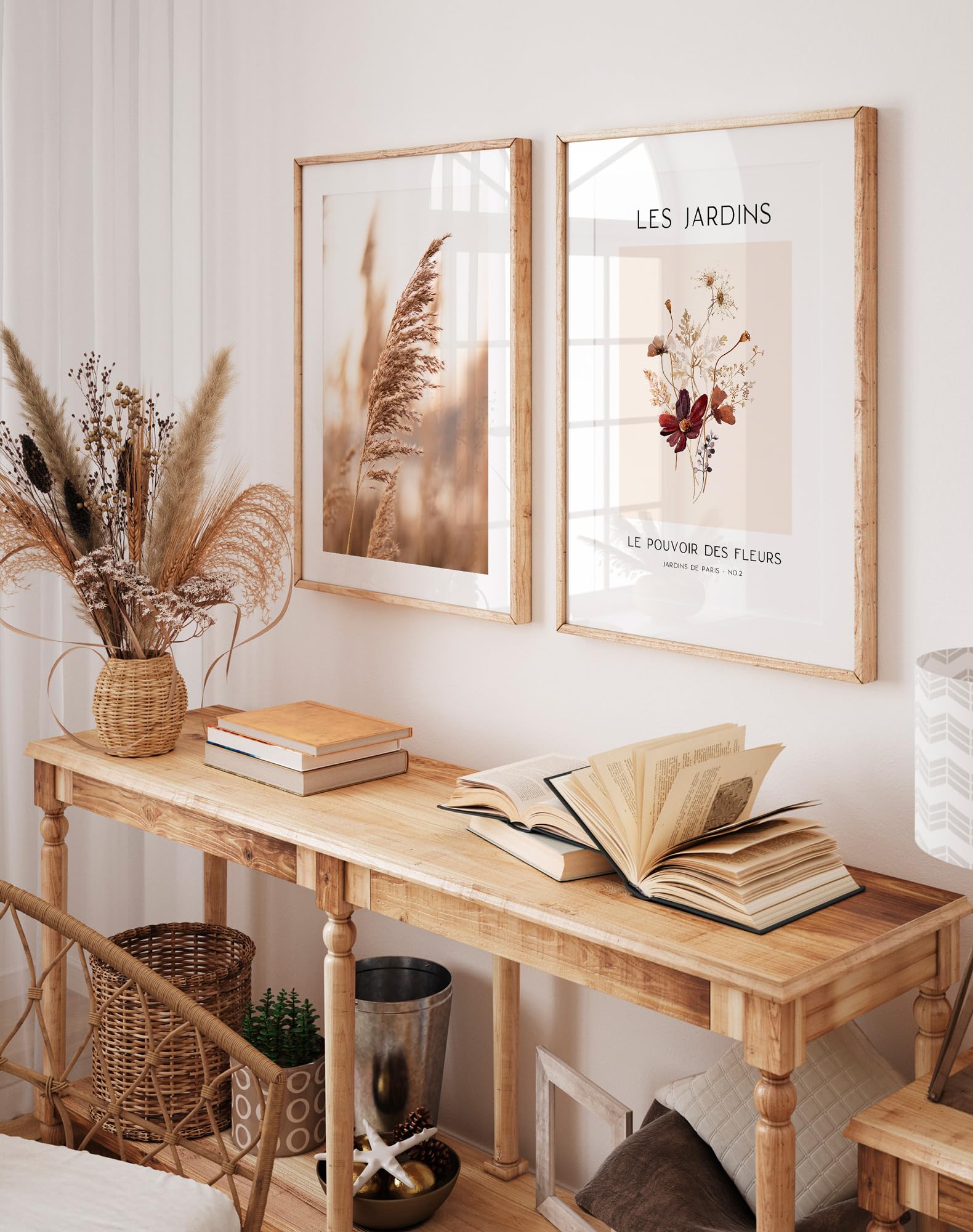 OHBIMBA® 6 Laminas Decorativas Pared Cuadros Decoracion Salon Modernos - Posters Para Pared Cuadros Decorativos Decoracion Pared lienzos decorativos - 4 de 30x40cm + 2 de 21x30cm