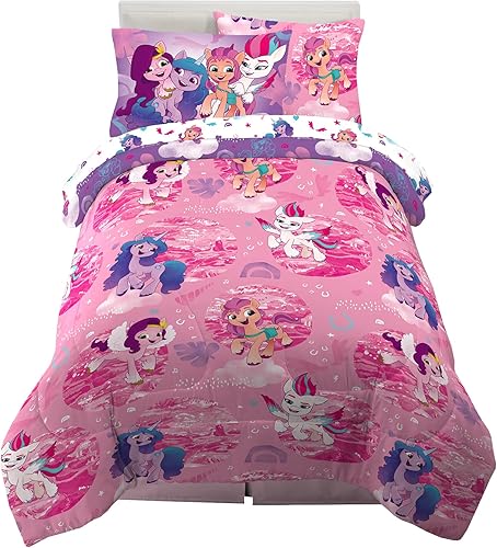 Miniatura 685 de Franco - Juego de edredón y sábanas supersuaves con funda de almohada, para niños, 7 piezas, tamaño matrimonial, Peppa Pig