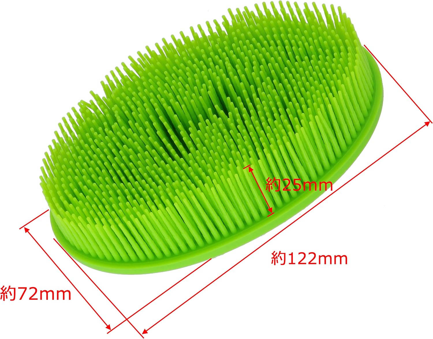 Takagi Soft Silicone Nail Brush, For Gardening, Long Hair Type