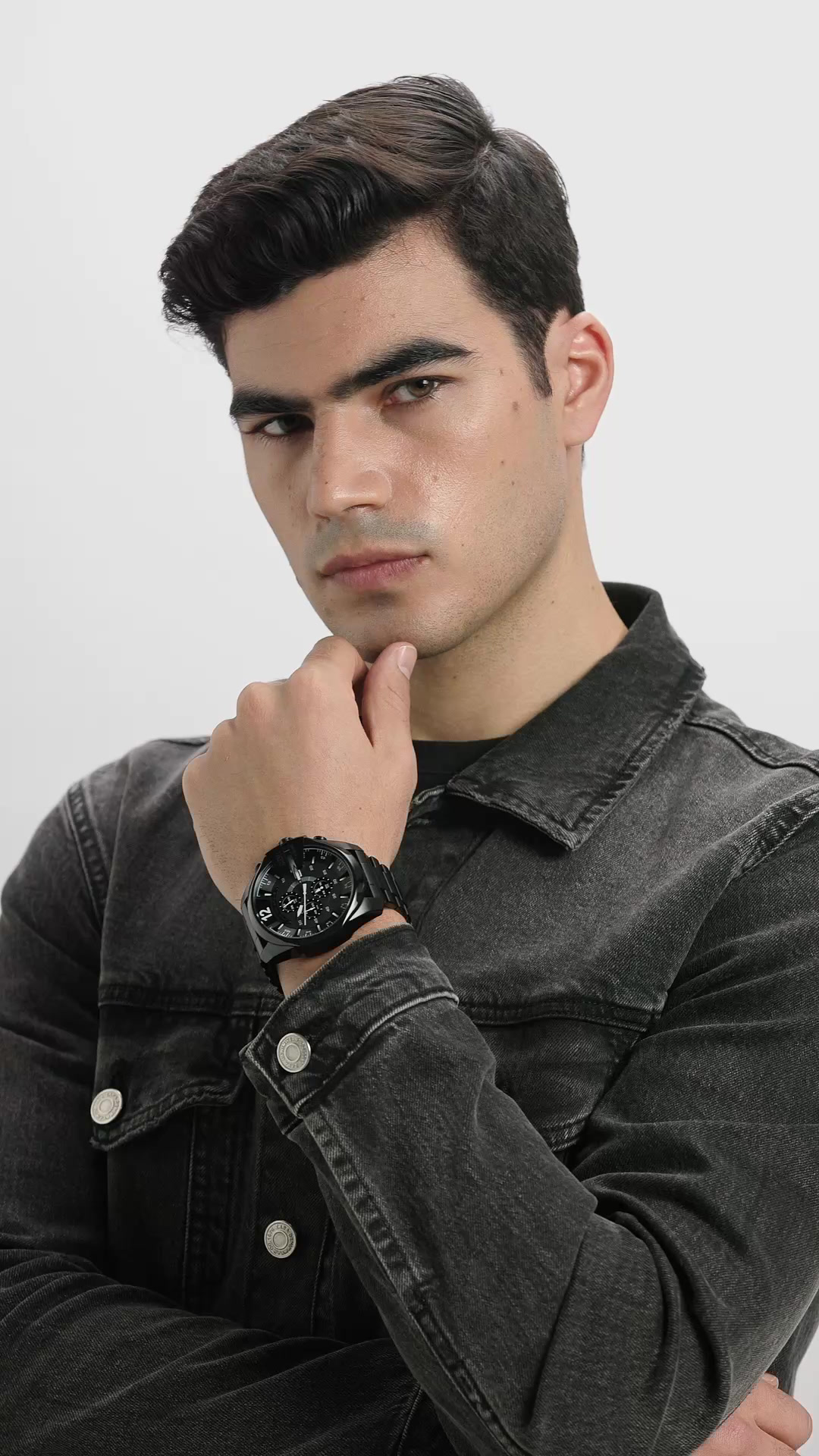 Diesel Mega Chief Analog Black Over sized dial Men's Watch