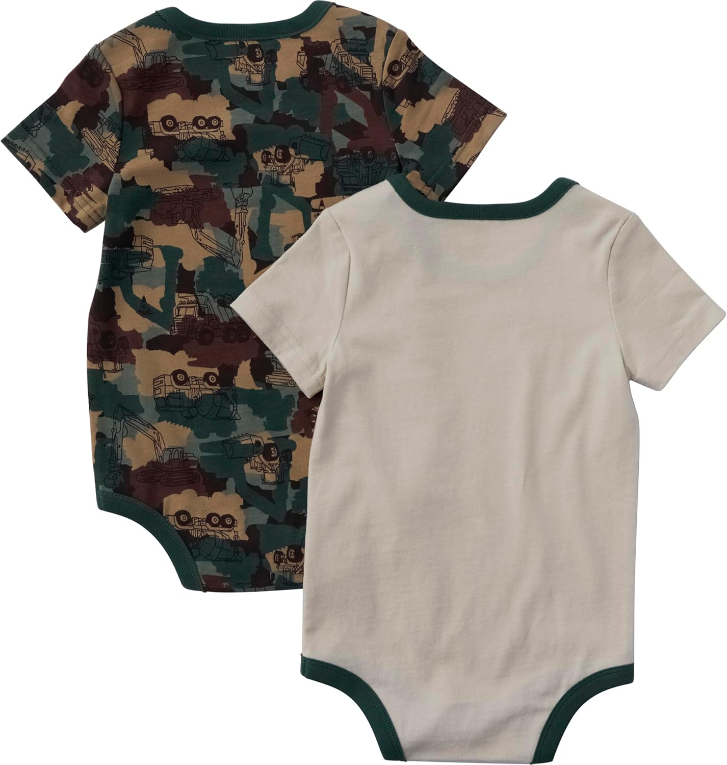 Carhartt Baby Boys' Set of Two Printed Short Sleeve Knit Bodysuit
