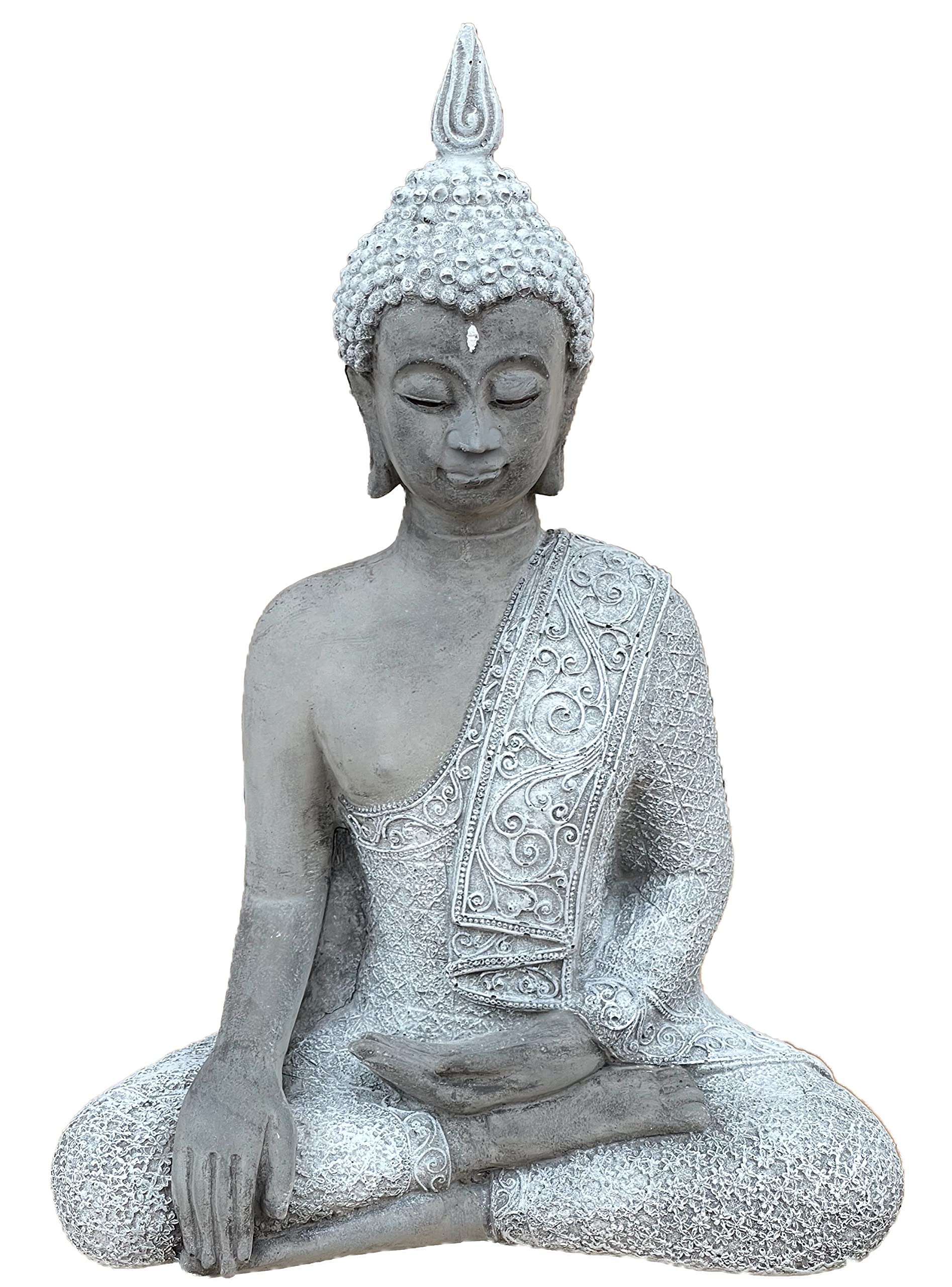 stoneandstyle Shiva Buddha meditando - Statua di pietra - lavorata a mano - Restente al gelo