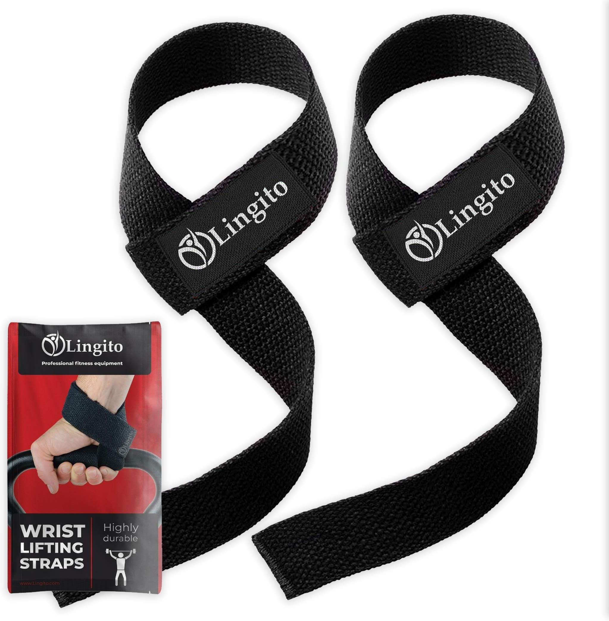 LingitoWrist Wraps | Professional with Thumb Loops | Wrist Support Braces for Men & Women | Weight Lifting, Powerlifting, Strength Training