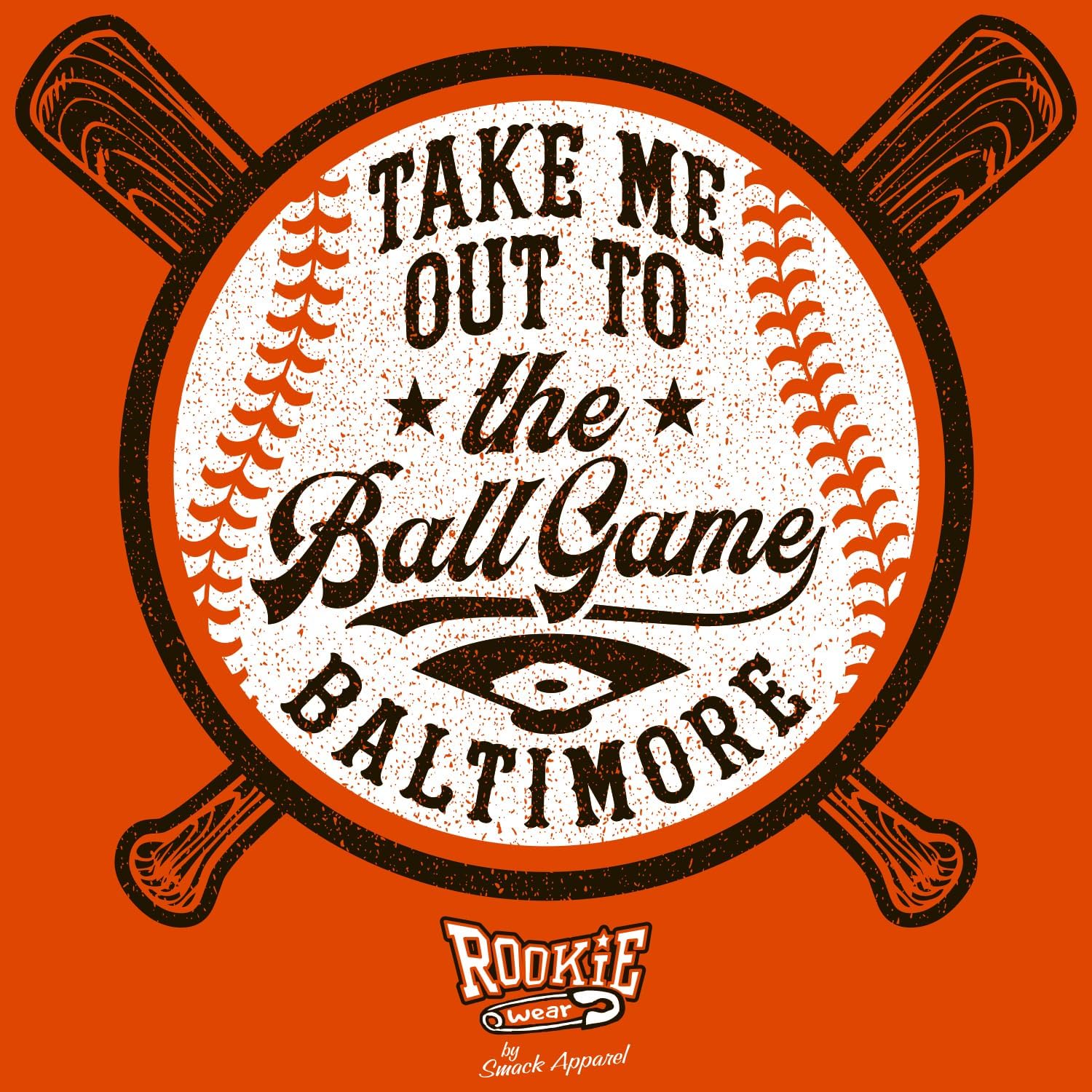 Take Me Out to The Ball Game Baby Apparel for Baseball Fans (NB-7T) - Image 4