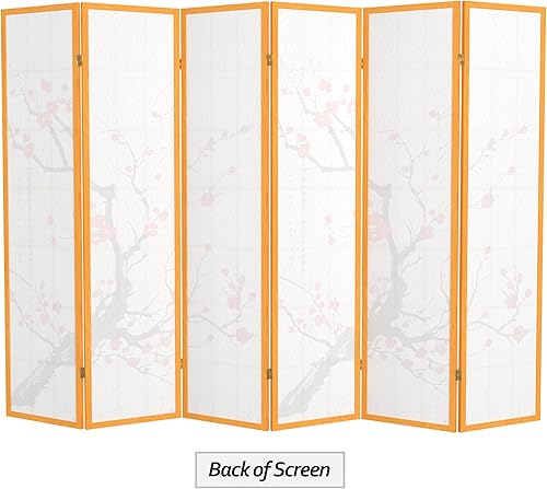 Miniatura 53 de Red Lantern SS-BLOSSOM-Black-4P - Divisor de habitación, 4 paneles, color negro Negro -,Natural,Rosewood,Miel,https://www.amazon.com/dp/undefined