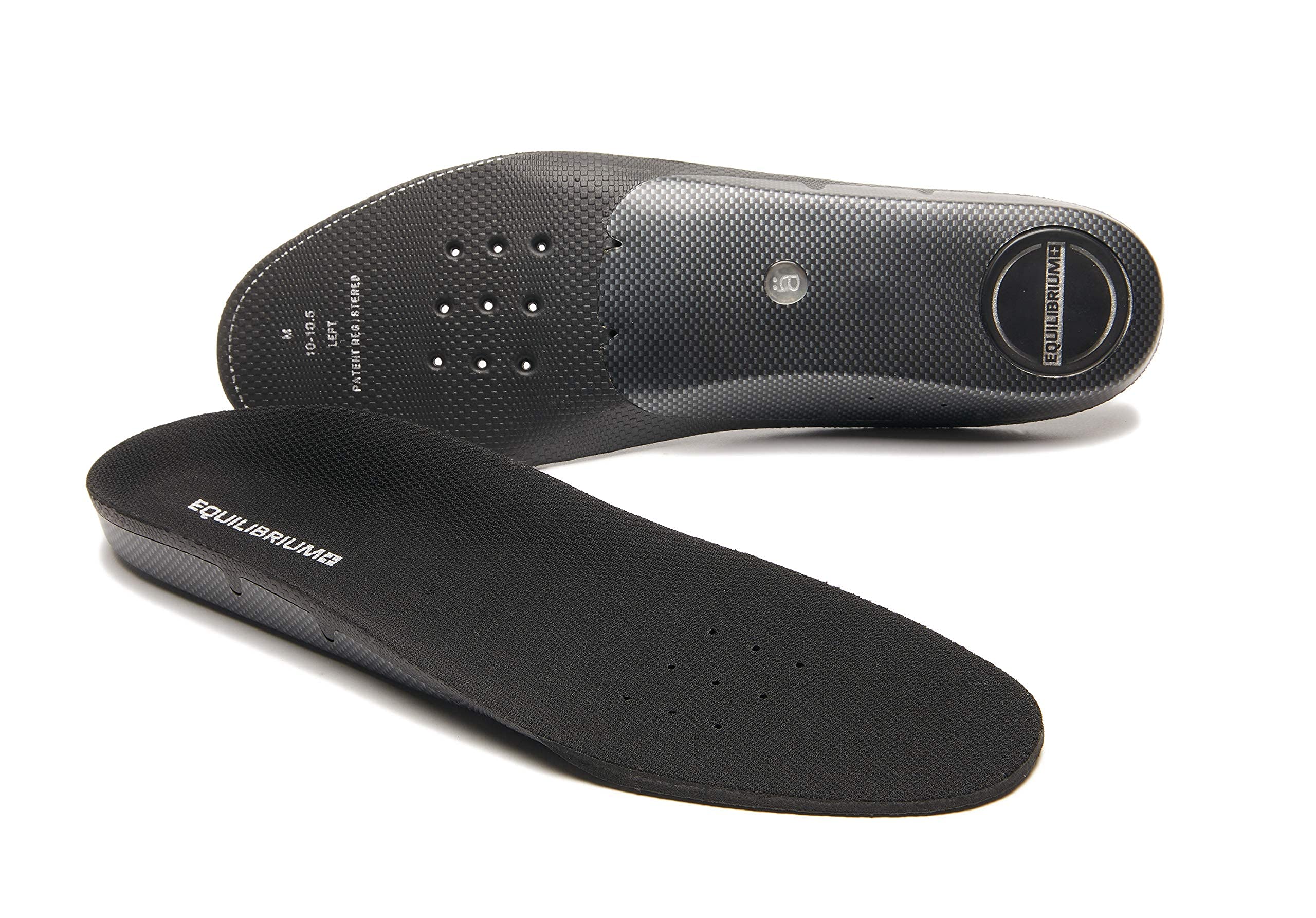 Equilibrium+ Plantillas ortopédicas para fascitis plantar y soporte de equilibrio para hombres y mujeres, las mejores inserciones cómodas para aliviar el dolor de pies, arco y rodilla, para correr