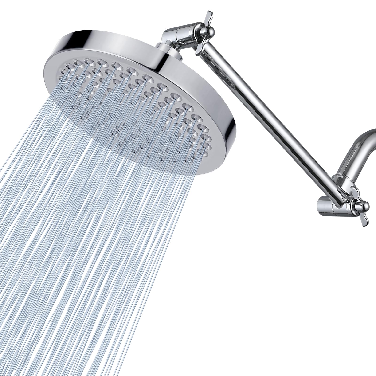 Nuodan High Pressure Rain Shower Head With 11'' Extension Ar - High Flow Rainfall Showerhead - View #8