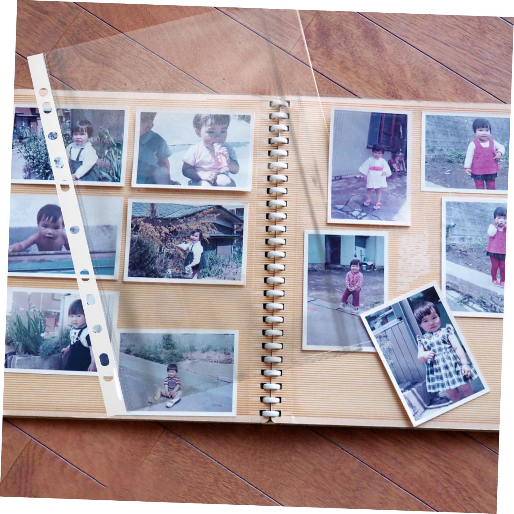 Pochettes Perforées A4 Transparentes et Résistantes, 200 Pièces