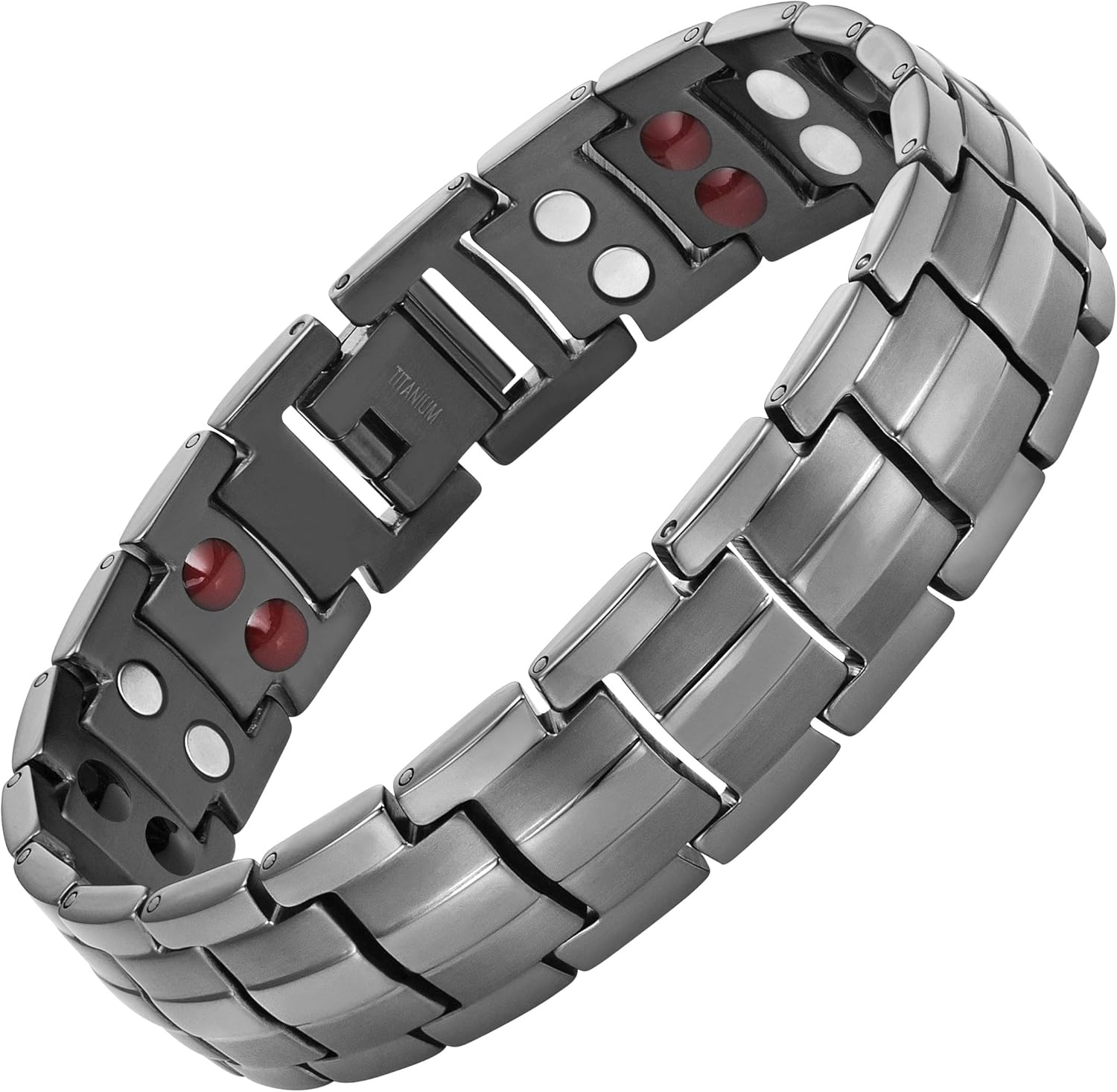 Willis Judd Mens Titanium Bracelet Adjustable In Gift Box