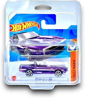 Hot Wheels '69 Shelby GT-500 (Purple) 9/10 Muscle Mania - 2023-195/250 (Short Card) - COMES IN A KLAS CAR KEEPER PROTECTIVE COLLECTORS CASE - HKJ50
