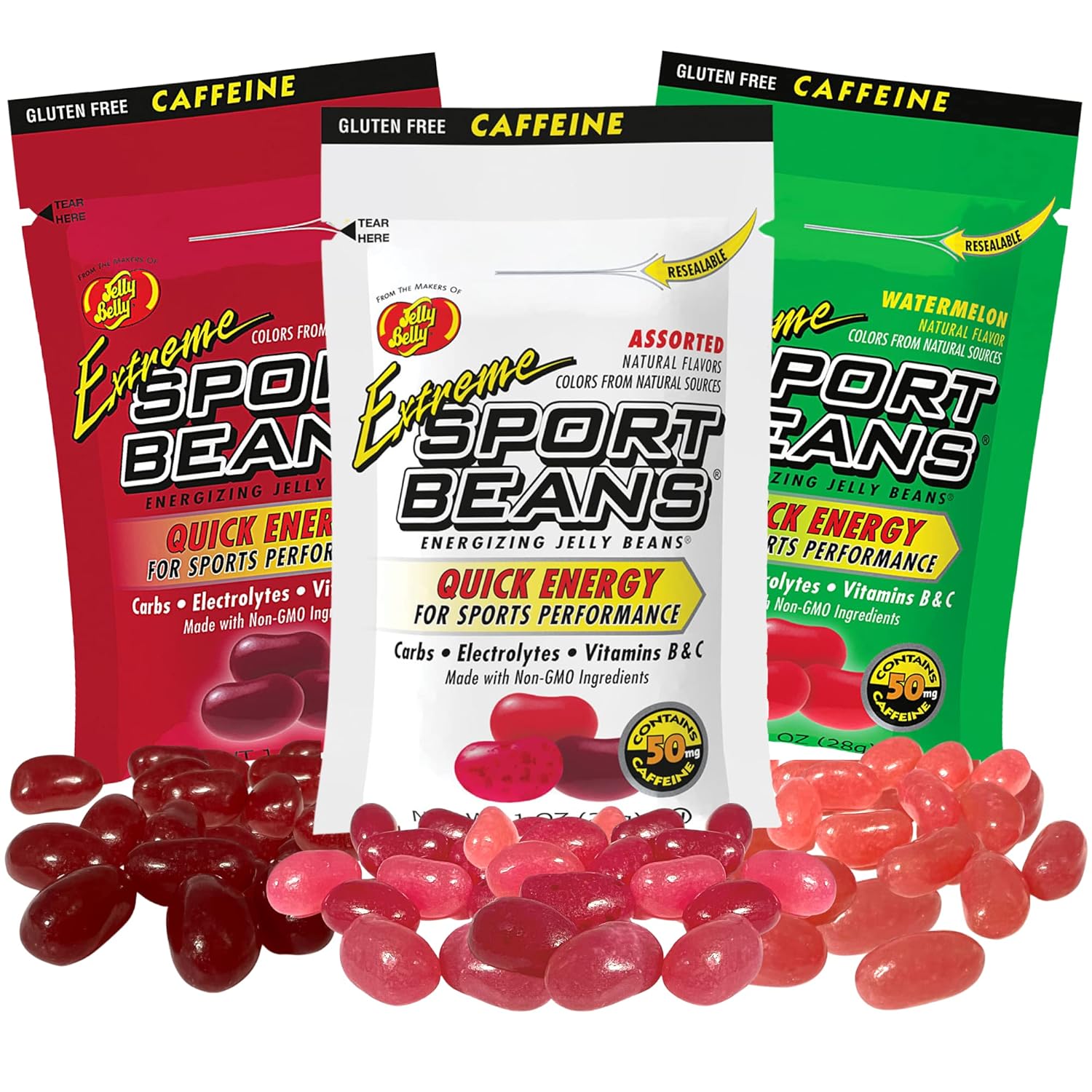 Energizing Fruit Flavored Sports Jelly Beans with