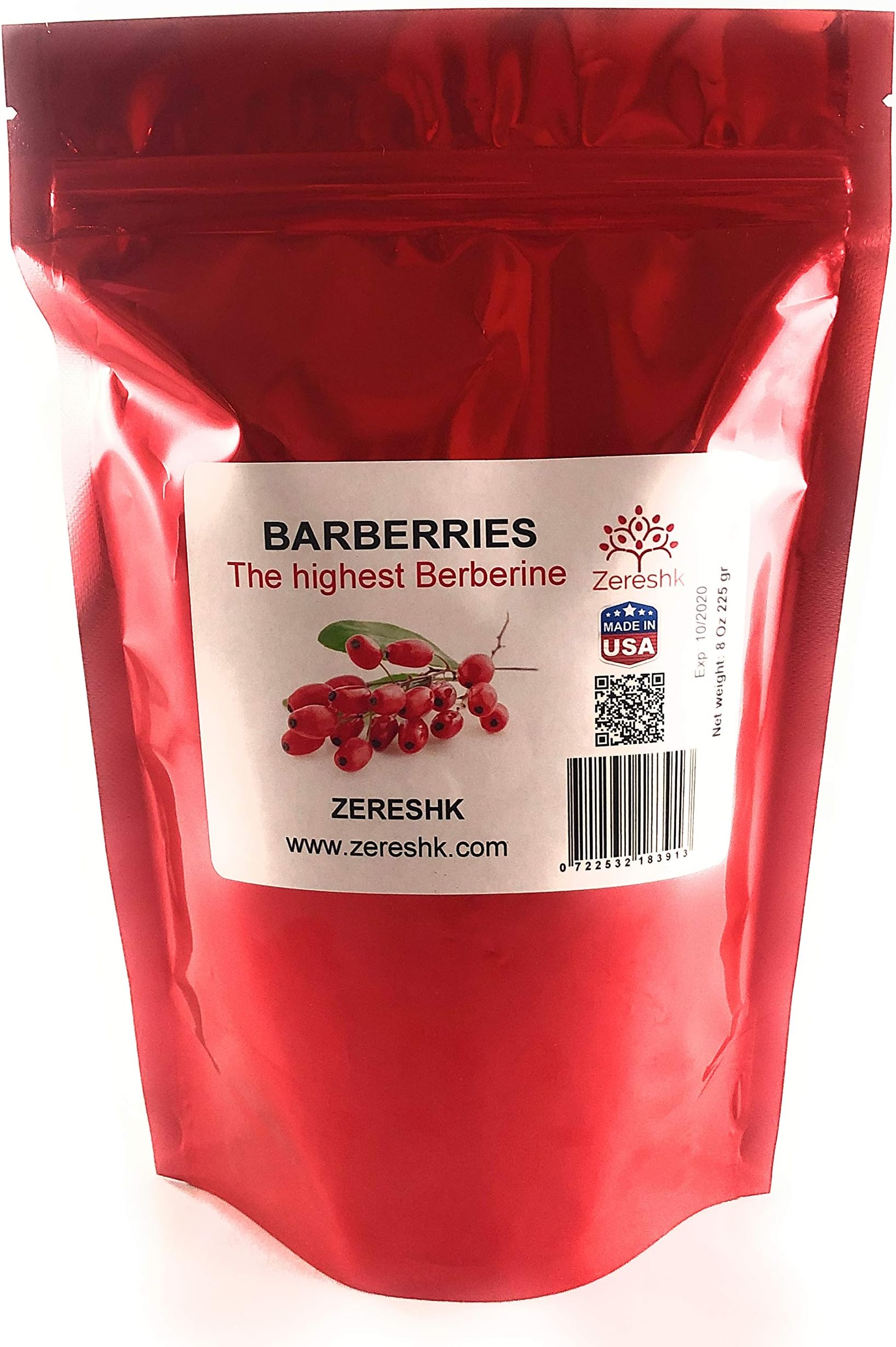 Premium Quality Barberry (Zereshk) (8 Ounces)