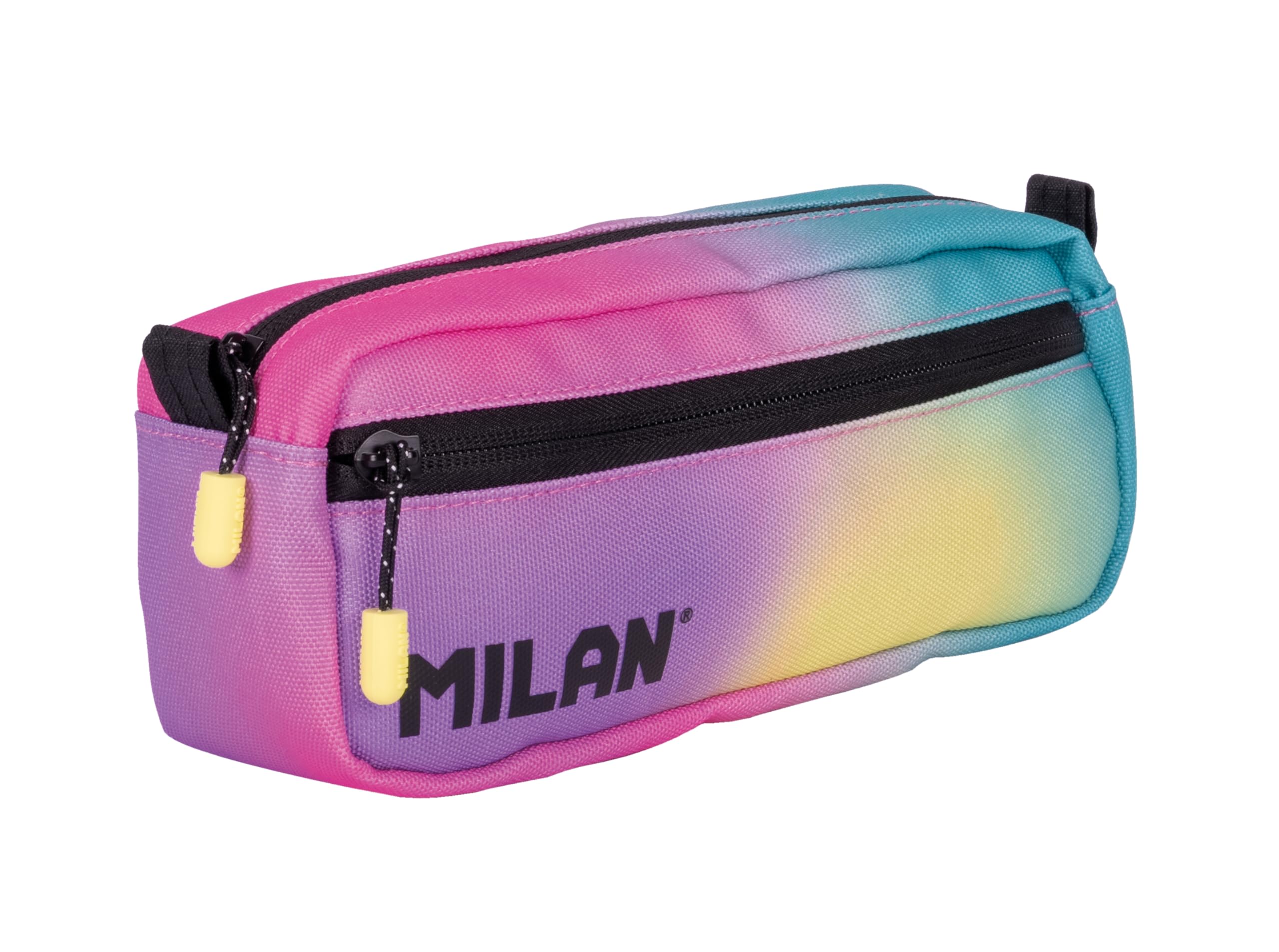 Sunset Rectangular Pencil Case with 2 Zippers