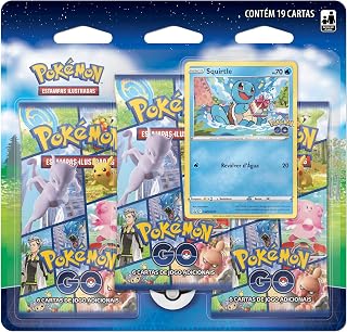 Copag Blister Triplo Pokémon GO Squirtle, Cor: Estampado - Copag