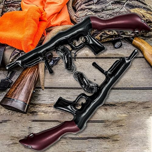 Miniatura 3 de 6 piezas de pistola inflable, pistola inflable para cosplay, accesorios de disfraces, disfraz de máquina falsa, temática inflable, fiesta de