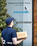 ieGeek Security Cameras Wireless Outdoor 2-Pack, 2K WiFi Surveillance Camera for Home Security, Battery Powered Security Cameras with Siren & Spotlight, AI Detection, IP65 Waterproof, Works with Alexa