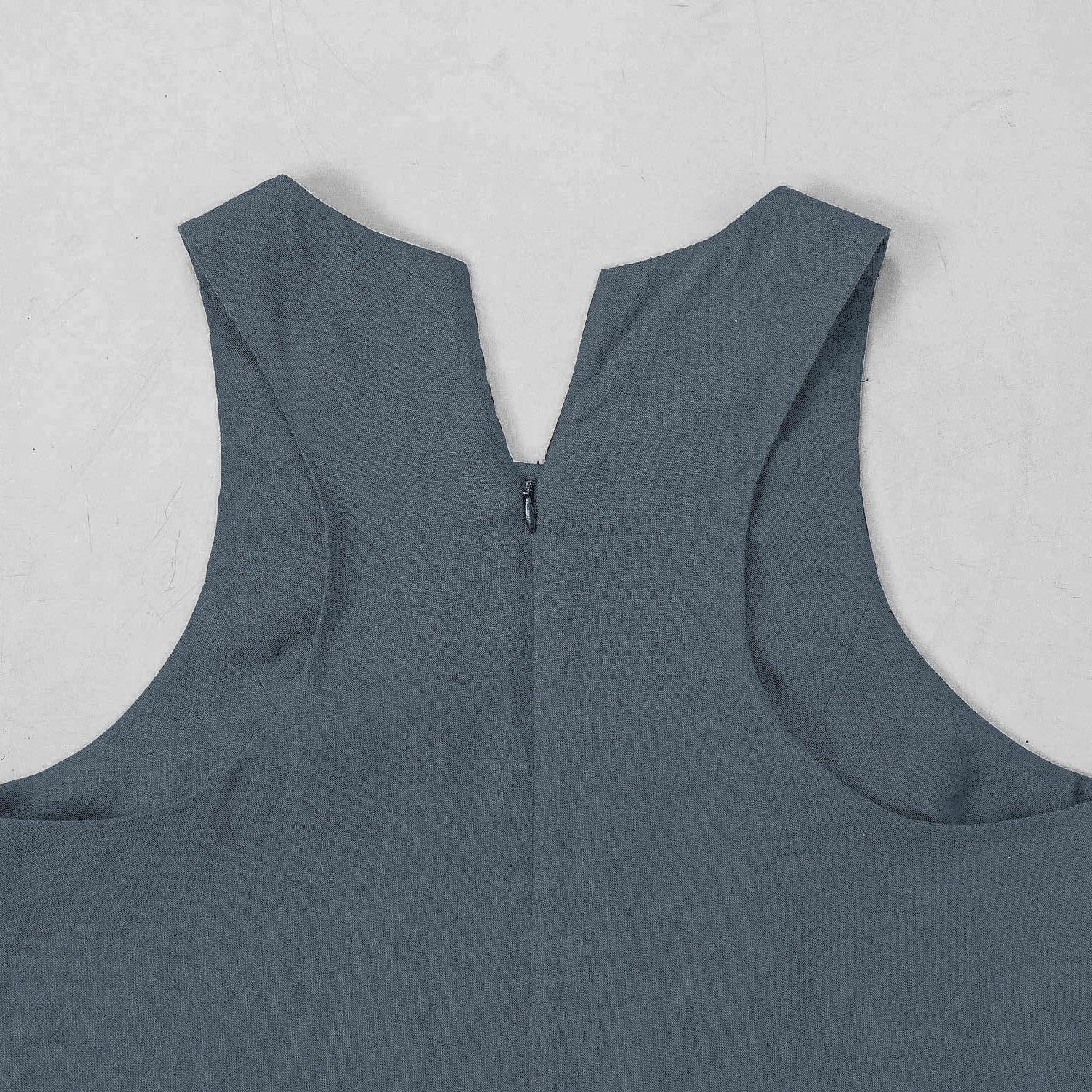 Mingyuezai Women's Sleeveless Linen Maxi Dress Casual Long Dresses with Pockets - Image 5