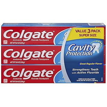 Colgate Cavity Protection Toothpaste, 8 Ounce - 3 pk