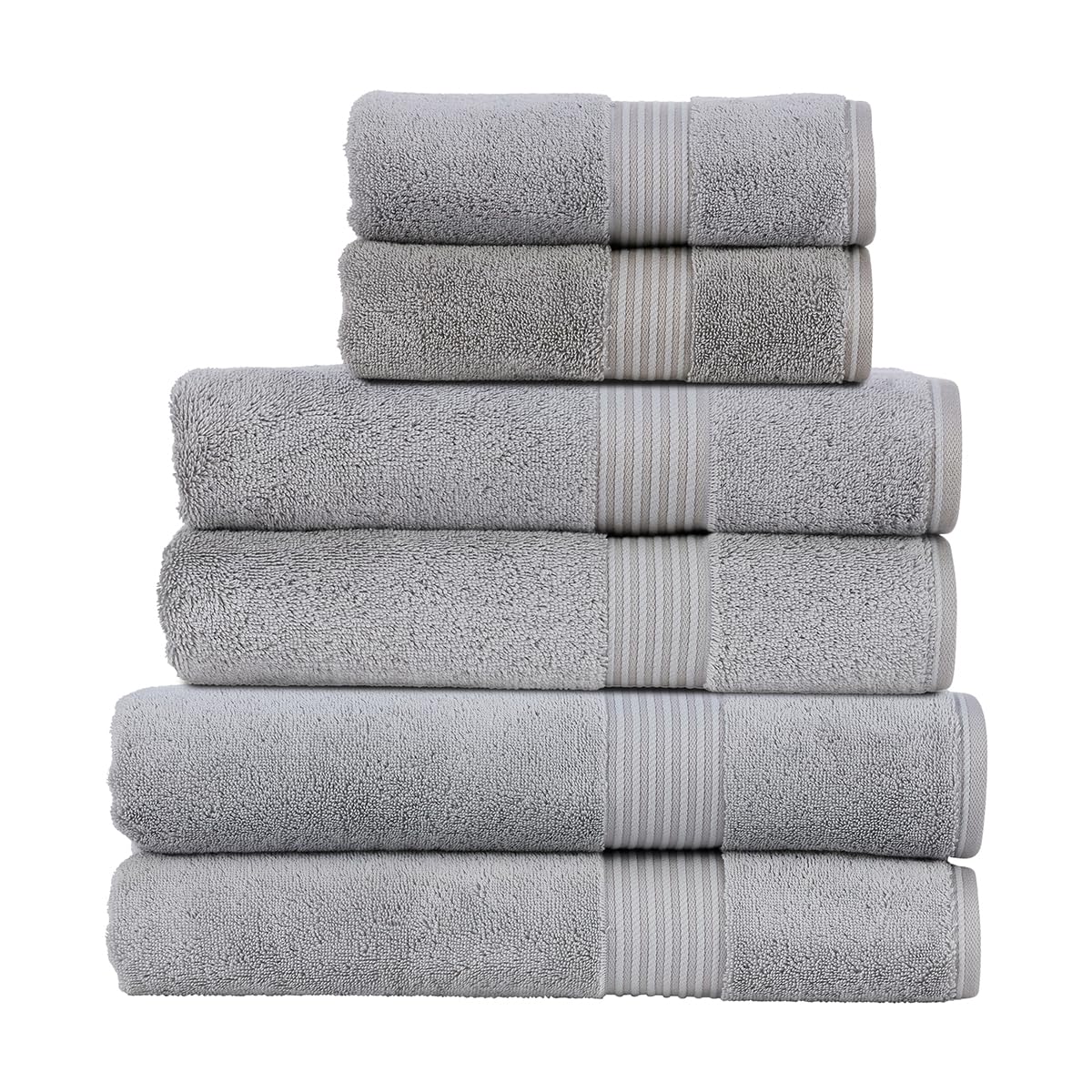 Christy Supreme Hygro 2 Hand Towels Set | Blush Pink | 100% Luxury Supima Cotton | Ultra Soft | Super Absorbent | 650GSM | Plush and Long Lasting — view 112