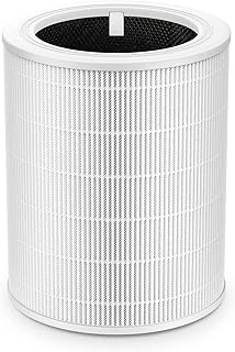 Core 600S Replacement Filter Compatible with LEVOIT Core 600S Air Purifier, 3-in-1 H13 True HEPA Filter, High-Efficiency Activated Carbon, Compared to Part #Core 600S-RF, 1 Pack, White