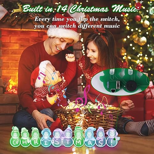 Miniatura 5 de Kit de práctica de soldadura, proyecto de soldadura Icstation Navidad con luces LED intermitentes, kit de soldadura de muñeco de nieve para