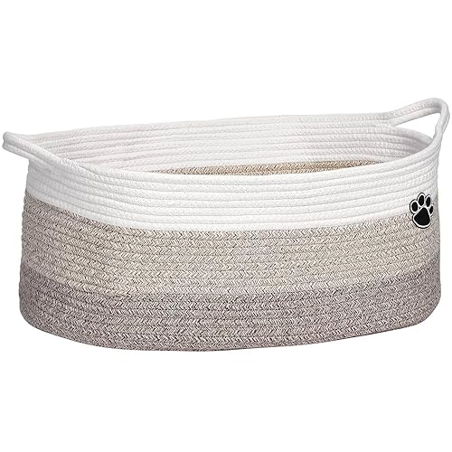 Optish Dog Toy Basket, Toy Box and Bin for Dog