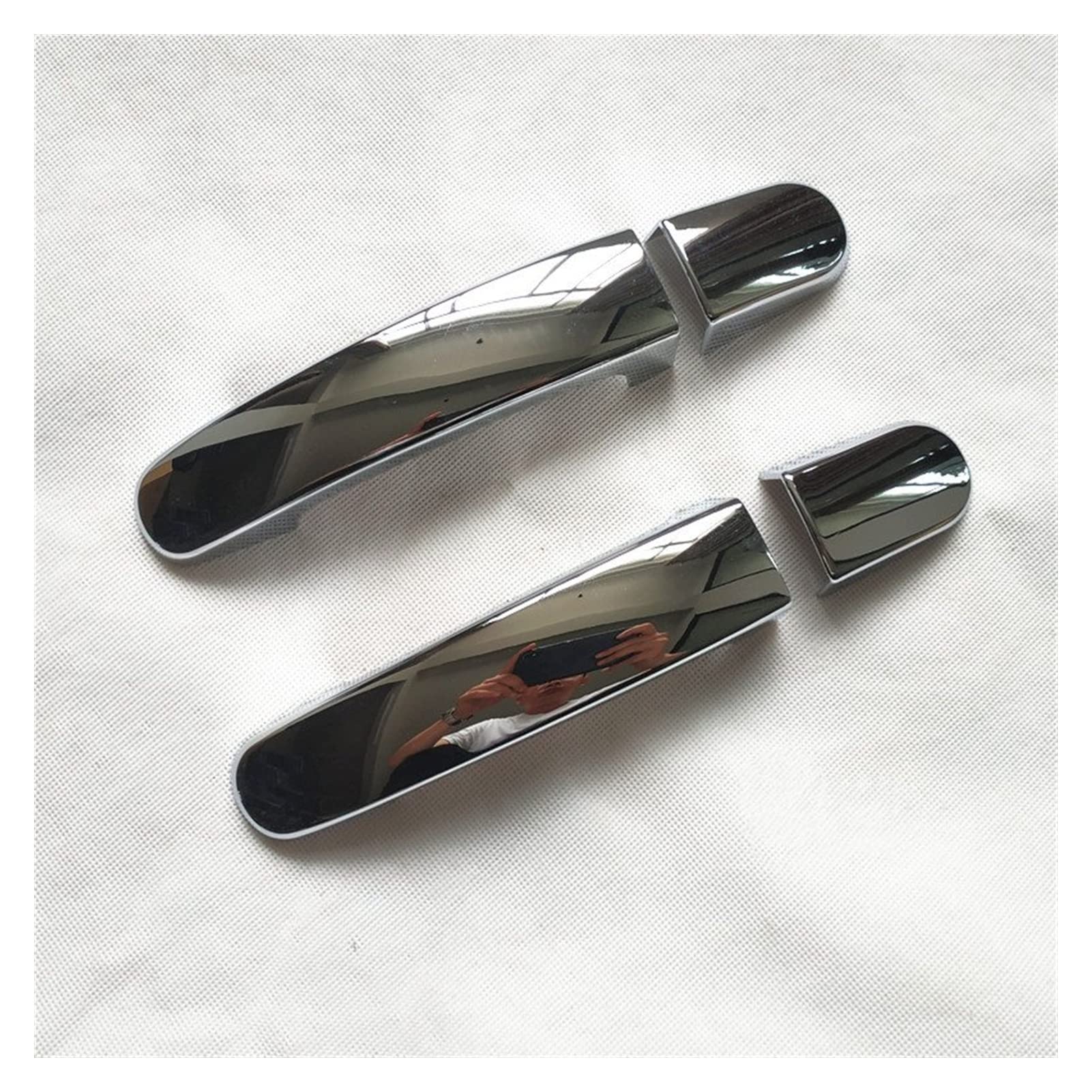 Rinkteea One Color Exterior Car Door Handle For Transit Tourneo 2014-2020 Plastic Chrome Door Handle Cover Trim Handles Covers Styling