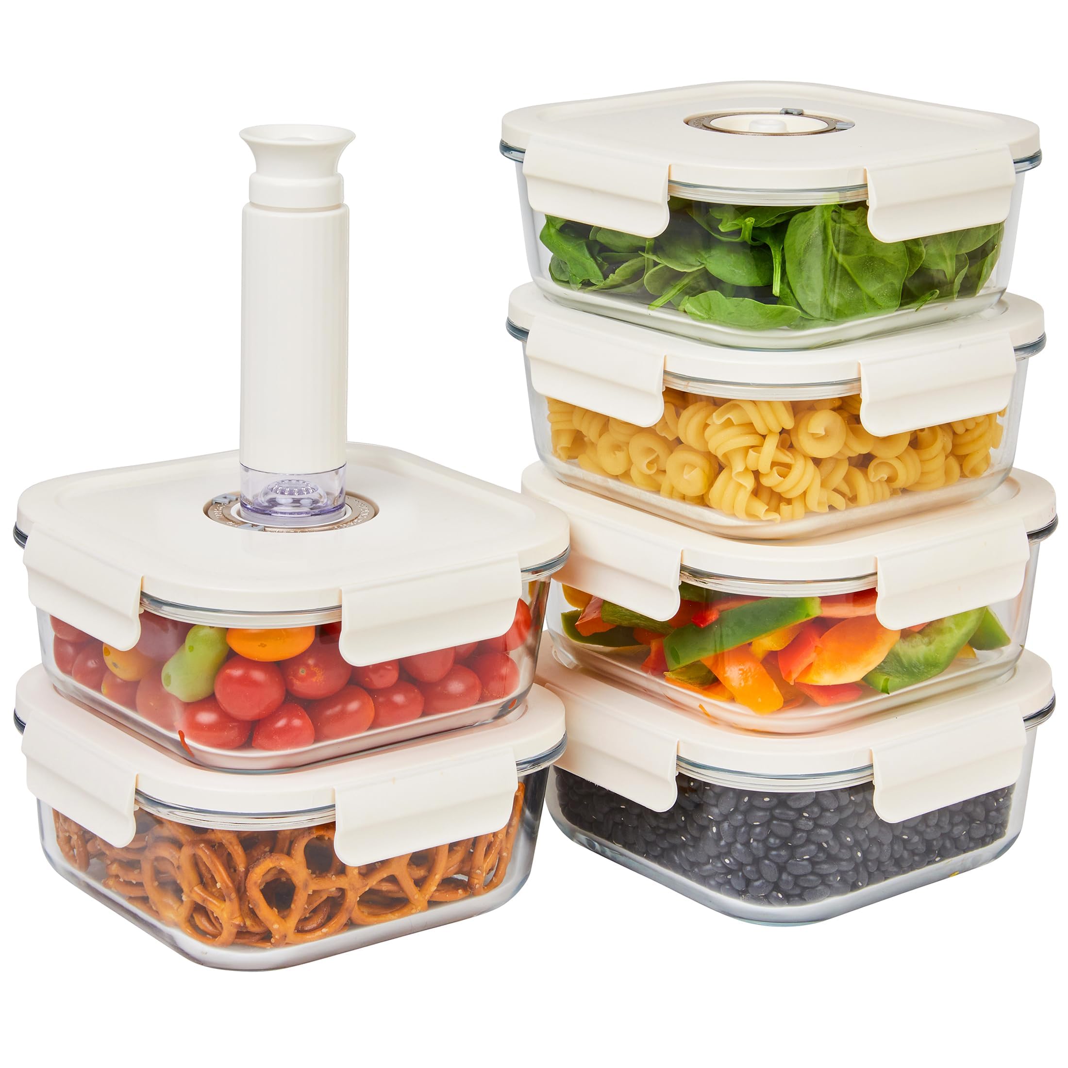 Amazon.com: HOLDN' STORAGE Vacuum Food Storage Containers, Set of