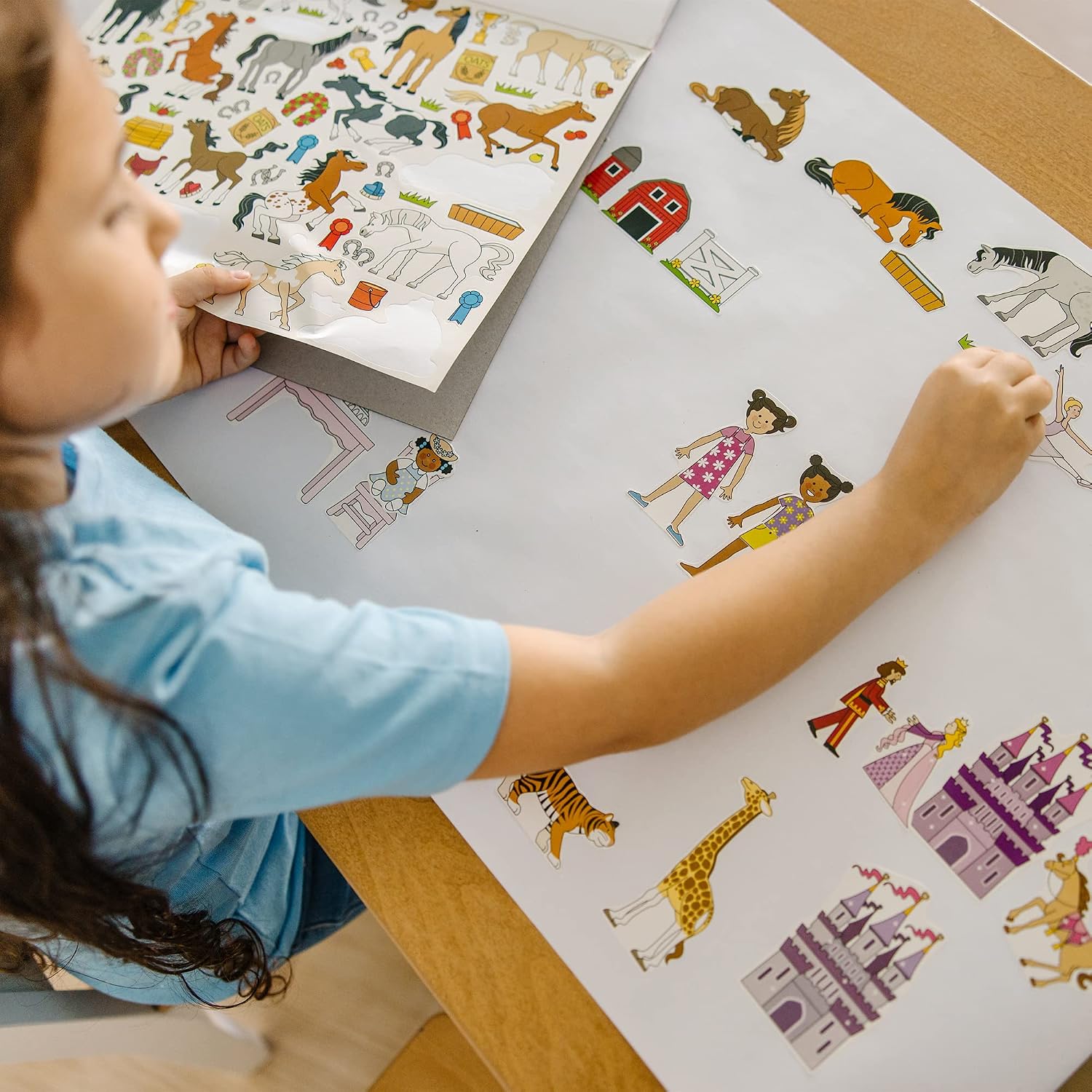 Melissa & Doug Sticker Collection Book: Princesses, Tea Party, Animals, and More - 500+ Stickers