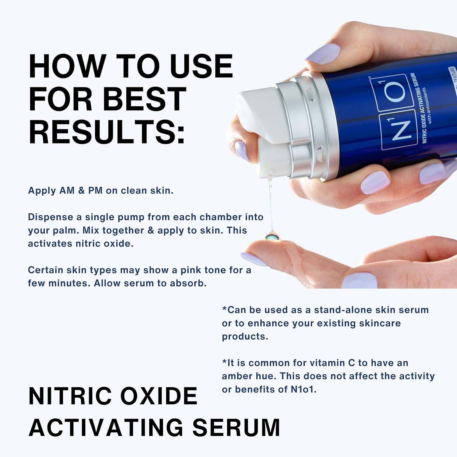 Nitric Oxide Activating Serum with Antioxidants | Hydrating Serum For Face | Decreases Wrinkles | Pore Minimizer | Improves Skin Texture | Helps Dark Spots | 1 Fl Oz, 30ml - Image 9